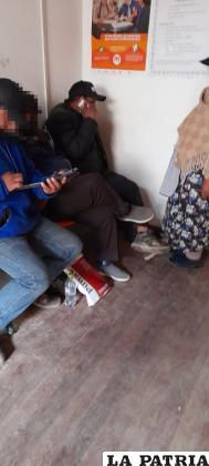El sindicado en dependencias de la Fiscalía /LA PATRIA
