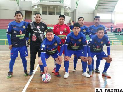 El cuadro de Fedecomin Oruro cumplió una buena participación en el torneo /Prensa Fencomin
