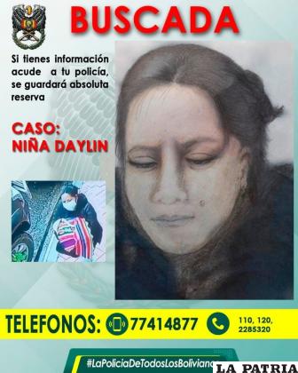 La Policía realizó un identikit de la raptora /Policía