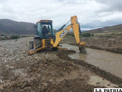 Se atendió oportunamente el desborde del río Viluyo /GAMH