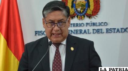 El fiscal General del Estado, Juan Lanchipa 
/Archivo Internet