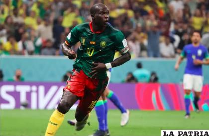 Vencent Aboubakar anotó el gol del triunfo de Camerún ante Brasil /elespanol.com
