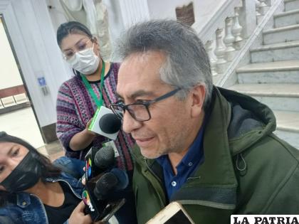 El viceministro de Coordinación Gubernamental, Gustavo Torrico /LA PATRIA