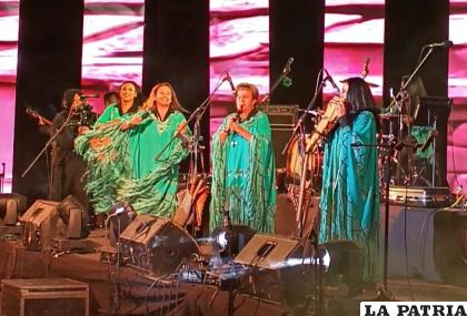 Se recordó las canciones que las posesionaron como una agrupación destacada del folklore boliviano /LA PATRIA
