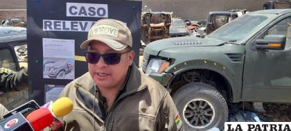 Director de Diprove, coronel Rubén Serrudo /LA PATRIA