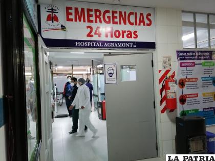  Emergencias del Hospital Agramont en El Alto 
/ERBOL
