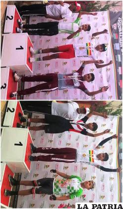 Cristopher Bustos primero en Sub-15 y Jhimy Gutiérrez en 
Sub-13 /ADCO