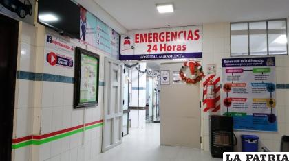 El hospital donde falleció una de las personas heridas /Erbol