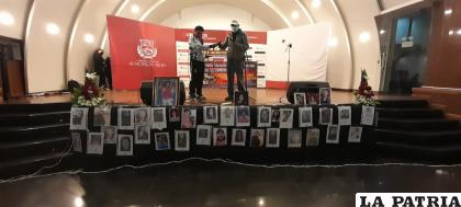 El video documental fue reproducido en el salón ??Luis Ramiro Beltrán 
/LA PATRIA
