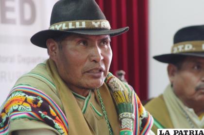  Isaac Quispe Coro, autoridad originaria de la UTD Kulli Yaretani /TEDO