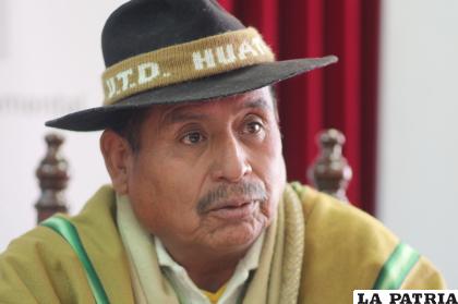 Juan Bueno Chire, autoridad originaria de Huatari y miembro del Consejo Supremo /TEDO
