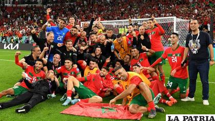 Marruecos es la primera selección africana en llegar a semifinales de una copa del mundo /crónica.com