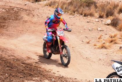 Daniel Choque fue el gran ganador en la open 650 /LA PATRIA