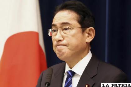 El primer ministro japonés Fumio Kishida /Yoshikazu Tsuno/Foto compartida vía AP