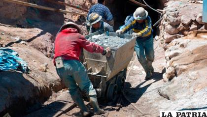 Mineros de Potosí /Archivo El Potosí