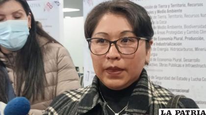 La diputada del Movimiento Al Socialismo (MAS), Gladys Quispe 
/LA PATRIA