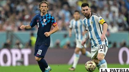 Luka Modric y Lionel Messi, ambos demostraron buenas condiciones /farodevigo.es
