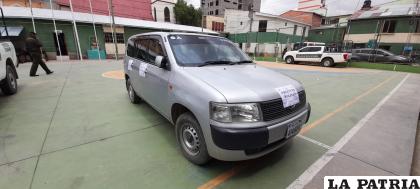 El carro fue recuperado en tiempo récord /LA PATRIA