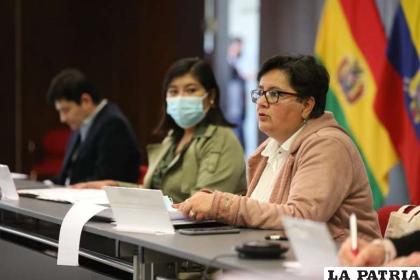 Ministra de trabajo Verónica Navia /EJU