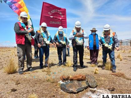 Con un acto se dio inicio a las obras del módulo administrativo /LA PATRIA
