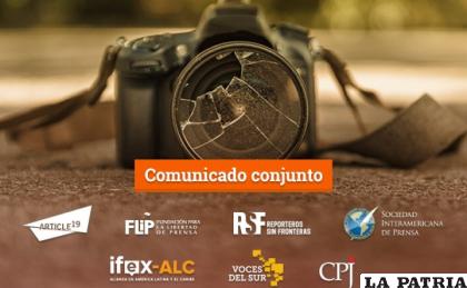 Varias organizaciones emitieron un comunicado conjunto /FLP