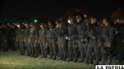 Los policías se trasladaron al lugar luego de cuatro horas /RED UNO