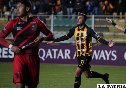 The Strongest es el que mejor hizo las cosas, pero solo tuvo como premio consuelo pasar a la Copa Sudamericana, por la Libertadores el 3 de mayo, goleó a Paranaense en La Paz 3-0 /APG
