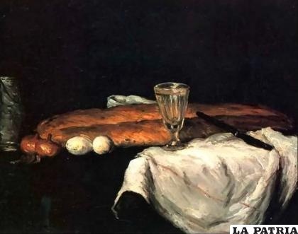 ??Naturaleza muerta con pan y huevos? fue pintado por Paul Cézanne en 1865 / PAUL-CEZANNE.ORG