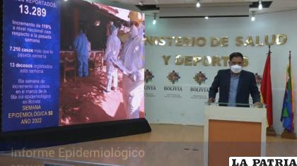 El ministro de Salud dio su informe epidemiológico semanal / Captura