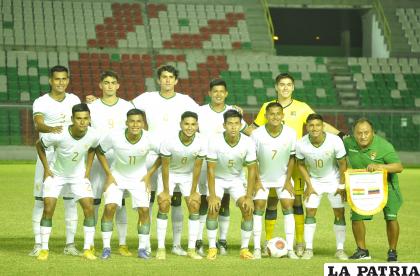 El equipo boliviano en la categoría Sub-20 estuvo disputando algunos partidos de preparación/APG