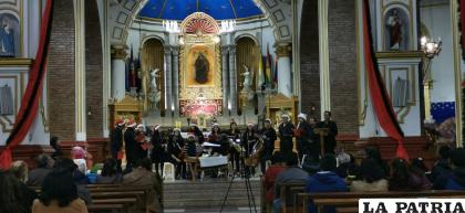 Antiqva Mvsicvm, durante su presentación /LA PATRIA