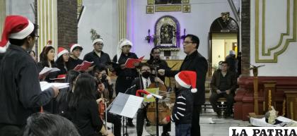 La música navideña y religiosa se apoderó del Santuario /LA PATRIA