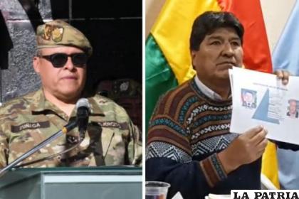 Zuñiga (izq.) y Evo Morales polemizaron este jueves /OXIGENO