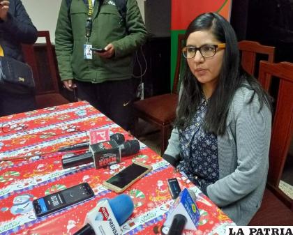 La conferencia de prensa ofrecida por la parlamentaria potosina /LA PATRIA