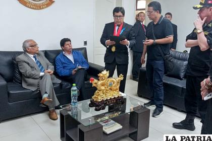 El ahora expresidente Pedro Castillo luego de su aprehensión /RRSS
