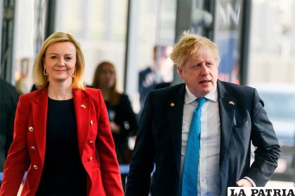 Elizabeth Truss y Boris Johnson /Telegraph
