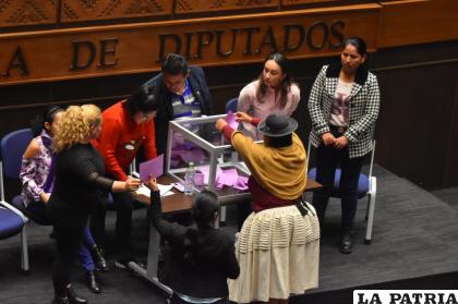 Los parlamentarios aprobaron el proyecto de ley mediante el voto /APG
