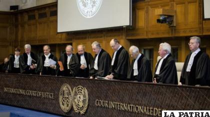 Los jueces de la Corte Internacional de Justicia /Agencias