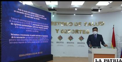 Actualmente Bolivia ingresó a una sexta ??ola? de la enfermedad /Ministerio de Salud
