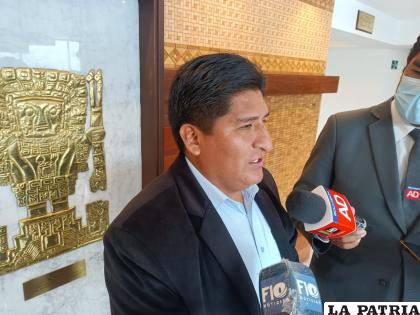 El actual jefe de bancada del MAS, Andrés Flores /LA PATRIA
