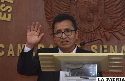 El nuevo Defensor del Pueblo tomó juramento del cargo /APG
