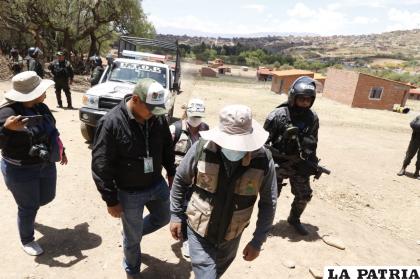 Desalojo de tierras avasalladas /APG
