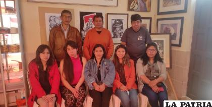 Integrantes del Centro Cultural â€œ3700 Grabado de Alturaâ€ y el taller /LA PATRIA