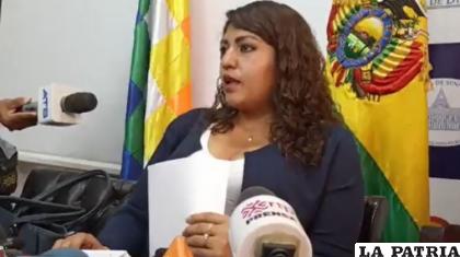 Diputada Pamela Terrazas, Brigada Parlamentaria de Cochabamba
/Captura video RRSS