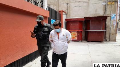 El sindicado cuenta con cuatro antecedentes por violencia familiar /LA PATRIA

