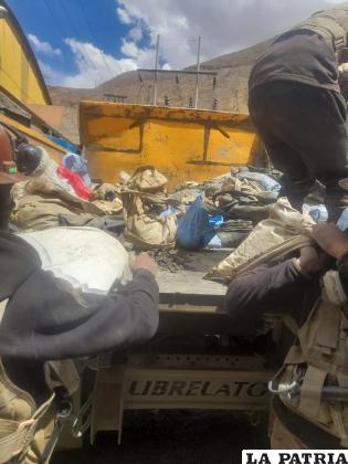 Trataban de robar más de cuatro mil kilos de mineral /Radio Nacional de Huanuni