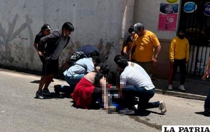 La víctima sufrió un trauma abdominal torácico 
/Correo del Sur
