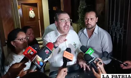 Calvo se pronunció en horas de la noche /Erbol
