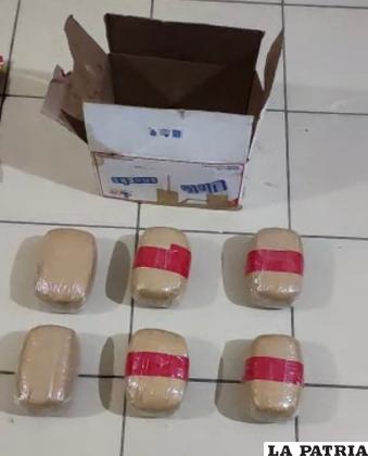 Otras sustancias estaban en una caja de galletas /LA PATRIA