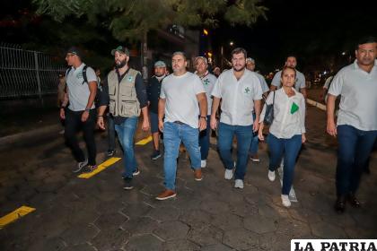 Cívicos dieron inicio al paro en las primeras horas de este viernes /Comité Pro Santa Cruz
